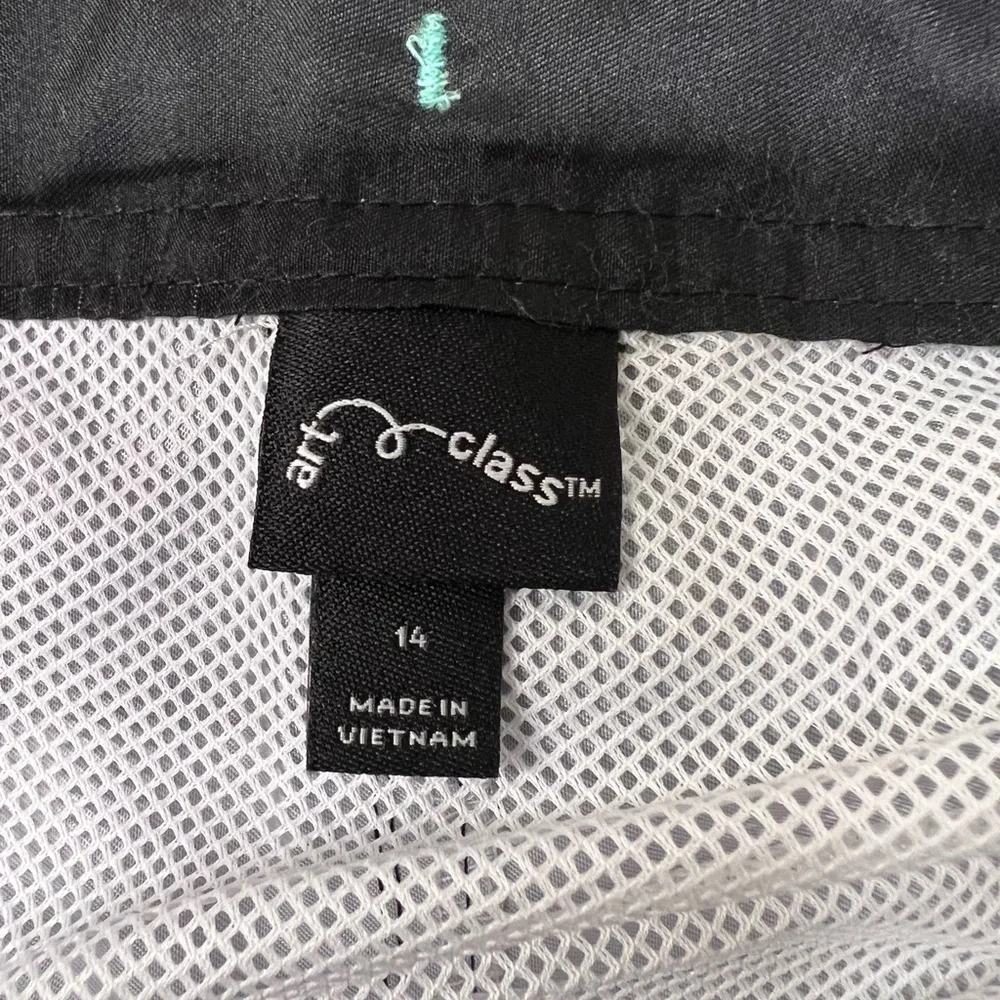 ART Class Multi Color Boys Swim Trunks - Sz 14
